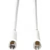 Cabo coaxial e+p FA 25 2,5 m ficha F branco