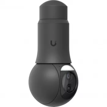 Ubiquiti UVC-G6-PTZ-B câmara 4K de dupla lente para todas as condições meteorológicas com zoom híbrido 10x, sensor de imagem 1/1.8 8MP, Multi-TOPS AI Engine e pan-tilt de latência ultrabaixa