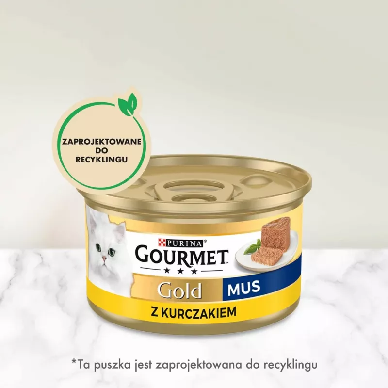 Purina Nestle Gourmet Gold - salmão e frango - comida húmida para gatos - 85 g