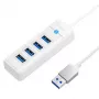 Hub USB ORICO 4 portas USB 3.0 PW4U-U3 — 4 portas USB-A, transferência USB 3.0