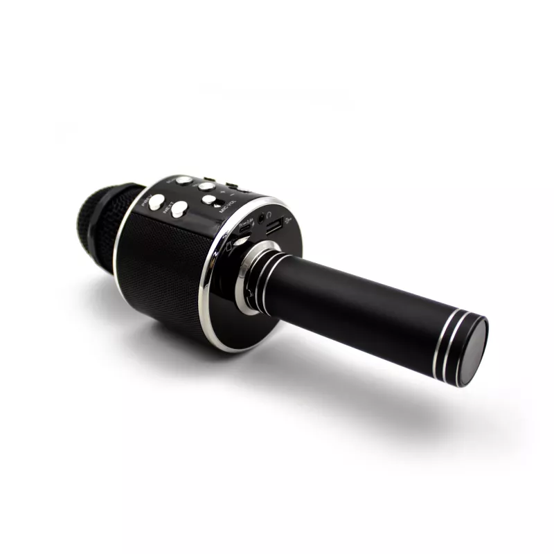 Microfone de karaoke Denver KMS-20BMK2 com altifalante Bluetooth, preto