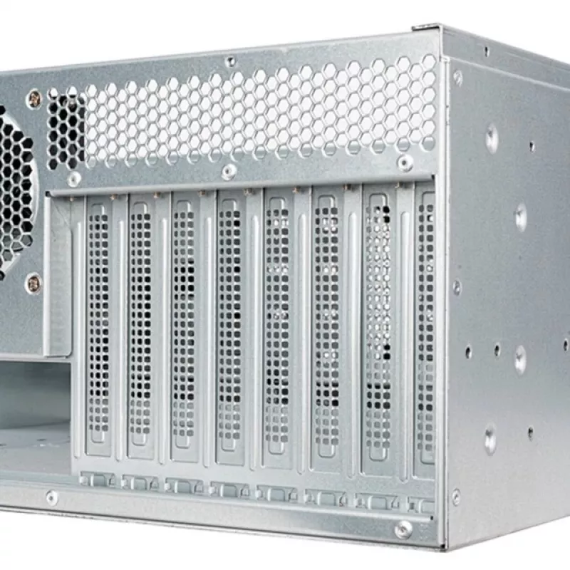 Caixa rackmount 4U SILVERSTONE RM45-360 — caixa 4U, suporta placas-mãe ATX, montagem em rack