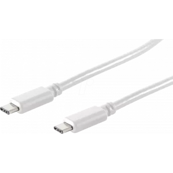 Cabo USB ShiverPeaks BS13-45156 1,5 m USB 3.2 Gen 2 USB-C branco