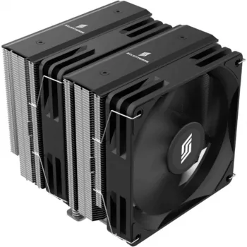 Dissipador de CPU Silentware Titan Performance Dual-Tower, 265W TDP, 2 ventoinhas PWM de 120 mm, compatível com AM5/LGA1700