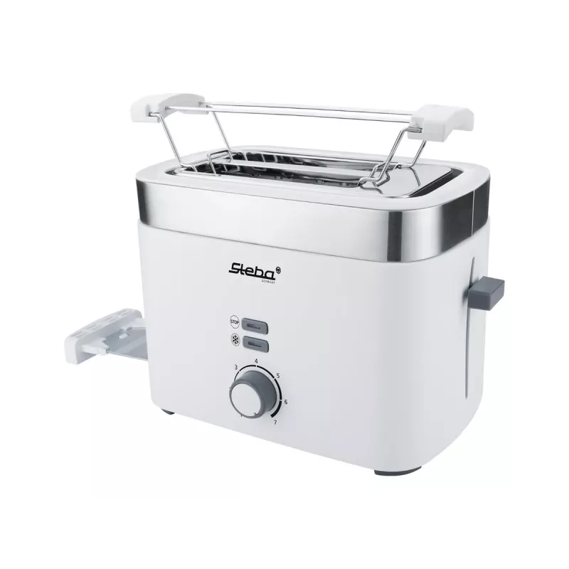 Torradeira Steba TO 10 BIANCO 2 fatias 930 W prateado branco
