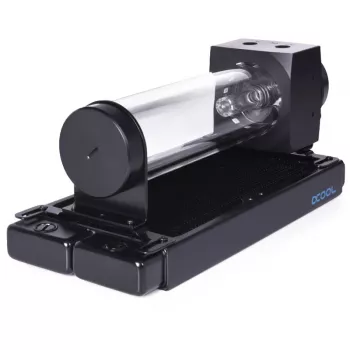 Bomba e reservatório Alphacool 15381 acrílico alumínio plástico preto transparente