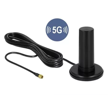 DeLOCK 12590 Antena de rede Omni-antena SMA 3 dBi