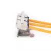 Adaptador Digitus AN-25183 para 3x módulo Keystone aço inoxidável