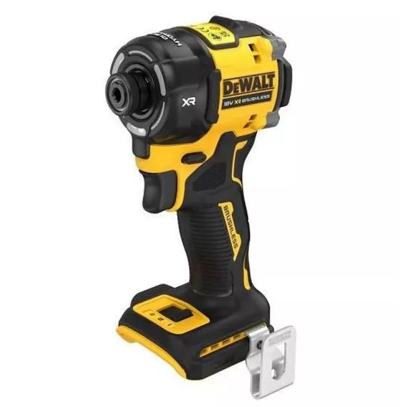 Parafusadeira sem fios DeWalt DCF870N-XJ, sem escovas 18 V Li-Ion, binário 56 N·m, encaixe sextavado de 1/4 polegadas, punho de pistola