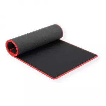 ROLINE Tapete para teclado e rato - Preto, Vermelho