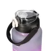 Extralink conjunto de garrafas de motivação 3W1 rosa-preto 2000ML+900ML+300ML