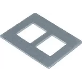 HAGER GTVDM012 placa de montagem GTVD2/300 2xRJ45 19,3x14,8 (GTVDM012)