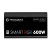 Thermaltake SMART RGB PS-SPR-0600NHSAWE-1 - fonte de alimentação (interna) - ATX12V 2.3 - 80 PLUS - AC 230 V - 600 Watt - PFC ativo - preto