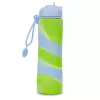 Garrafa de água cool pack Garrafa de água de silicone Z14770 600 ml menina azul