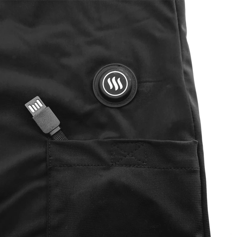 Glovii GV2L proteção corporal para desportos de inverno colete aquecido esqui, snowboard unissexo poliéster preto