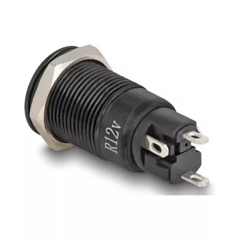 Interruptor de pressão DELOCK 22014, 12 mm, 12 V