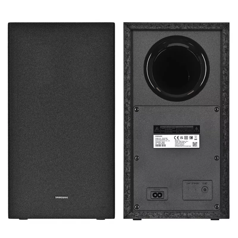 Samsung HW-B650F 3.1ch, 370W, Q-Symphony, soundbar com subwoofer sem fios, DTS Virtual:X