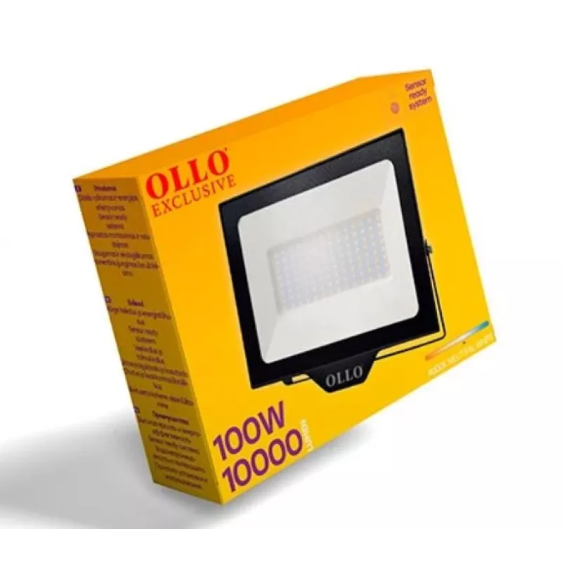Lâmpada | OLLO | potência 100 Watt | fluxo luminoso 10000 lúmenes | 4000 K | AC220-240V | ângulo de abertura 110 graus | VS121C-100W-40K