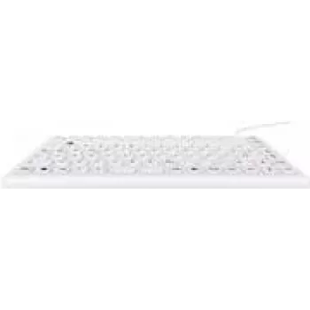 Teclado GETT InduProof Smart Compact USB (US/EU) Silicone IP68 desinfetável à prova de água branco 86 botões (KG20231)