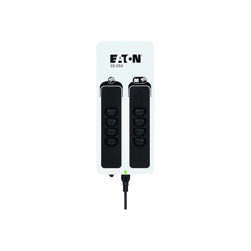 Eaton 3S550I UPS (fonte de alimentação ininterrupta) standby (offline) 0,55 kVA 330 W 8 saídas AC