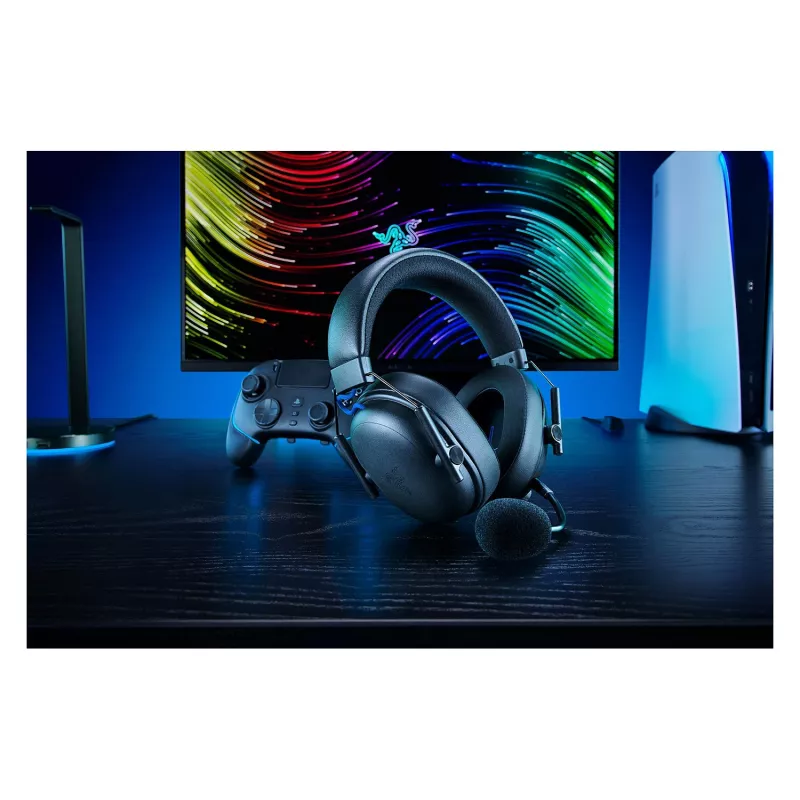 Razer | BlackShark V3 para PlayStation | Bluetooth | Over-Ear | Microfone | Sem fios | Preto