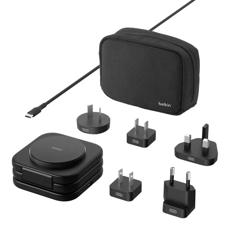 Belkin BoostCharge Pro auscultadores smartphone smartwatch preto USB sem fios carregamento rápido