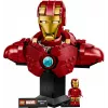 LEGO Conjunto de construção Marvel Super Heroes Iron Man MK4 Modelo 3D, 436 peças, inclui 1 minifigura, para 18+