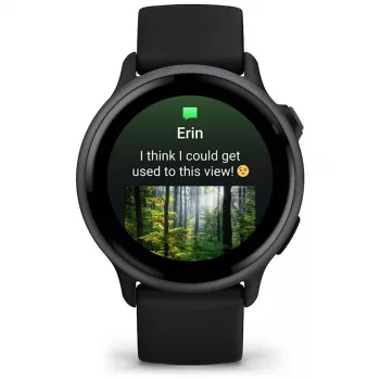 Garmin vívoactive 6 3,05 cm (1,2) AMOLED 42 mm Digital 390 x 390 píxeis Ecrã tátil preto Wi-Fi GPS (satélite)