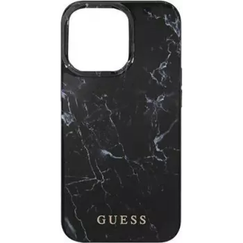 Capa rígida GUESS Marble preta, para Apple iPhone 13 Pro Max, GUHCP13XPCUMABK, blister (GUHCP13XPCUMABK)