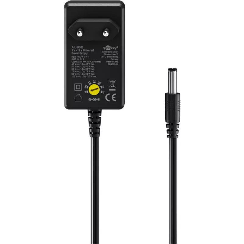 Carregador Goobay 64568 para dispositivos móveis Universal preto AC interior (64568)