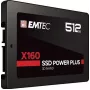 SSD Emtec X160 512GB 2,5 polegadas SATA III QLC 3D NAND