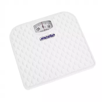 Balança mecânica Mesko MS 8160 – capacidade máxima 130 kg, precisão 1000 g, branca