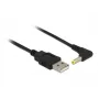 Cabo de alimentação DeLOCK 85544 USB A 1,5 m preto