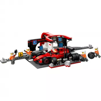 LEGO City conjunto de boxes F1 60443 – Carro Ferrari F1, 322 peças, 5 minifiguras, idade 6+