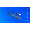Savio AK-70 hub USB-A, 4 em 1: 3 x USB-A 2.0 + 1 x USB-A 3.1 Gen 1, 5 Gbps