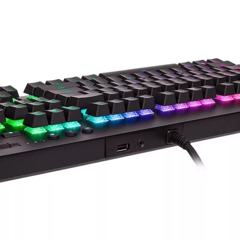 Teclado gaming eSports Level 20 GT RGB preto Cherry MX Silver