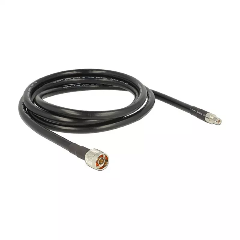 Cabo coaxial DeLOCK 2 m N/RP-SMA CFD400 LLC400