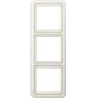 Jung CD 500 CD 583 W Moldura de 3 elementos, vertical/horizontal, branco