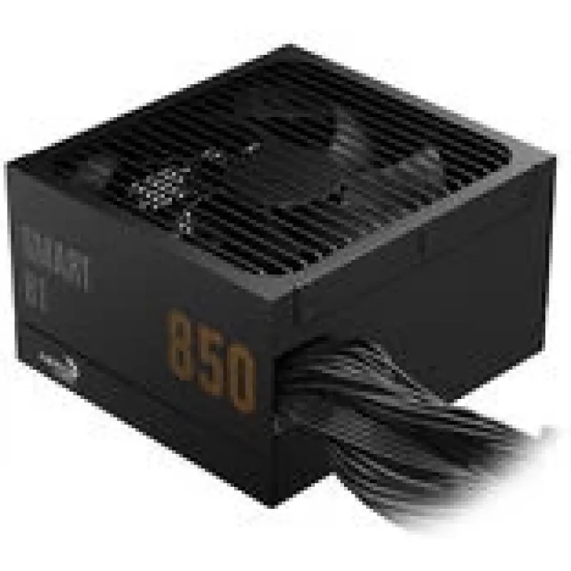 Fonte de alimentação AEROCOOL AeroCool Smart B1 850W 80 PLUS Bronze ATX 3.1 PCIe 5.1 (preta)