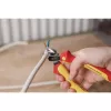 Corta-cabos manual Wiha 26745 — construção em aço, 160 mm de comprimento, punho vermelho/amarelo