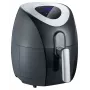 Severin 2430 Single 3,2 L autónoma 1500 W fritadeira de ar quente preto, aço inoxidável