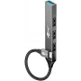 Hub USB Goobay Slim 4 portas, USB-C™ para USB-A, USB 3.2 (74457)