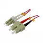Cabo de rede de fibra ótica 2 fibras 2m LC-SC - 50/125um - OM4 - AD=2mm - Synergy 21