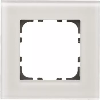 MDT - Moldura de vidro 1 módulo *branco* (BE-GTR1W.01)