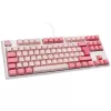 Teclado Ducky One 3 TKL Gaming USB QWERTZ Alemão Rosa