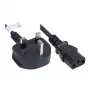 Good Connections P7030-S030 - 3 m - ficha de rede Type-G - conector fêmea C13 - H05VV-F - 250 V - 10 A