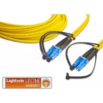 Lightwin LDP-09 LC-LC 0.5 Cabo de fibra ótica 0,5 m amarelo (LDP-09 LC-LC 0.5)