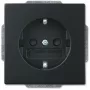 Tomada Busch-Jaeger 2011-0-3883 CEE 7/3 2P+E 16 A 250 V preto