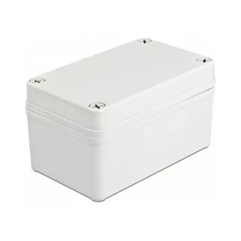 Caixa DeLOCK caixa de instalação IP65 à prova de água 130 x 80 x 70 mm cinzento