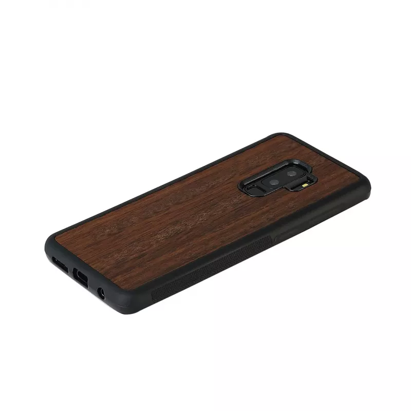 Capa para smartphone man and wood para Galaxy S9 Plus, padrão koala, preto
